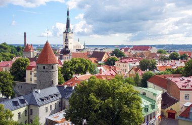 Estonya 'nın eski başkenti Talinn.