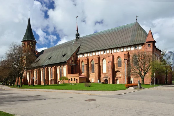 Katedrála v Königsbergu na ostrově Kneiphof. Kaliningrad, fo — Stock fotografie