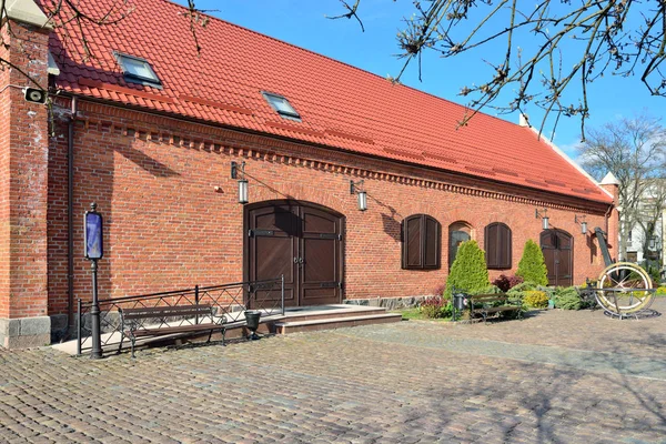 Oud Duitse pakhuis. Kaliningrad, voormalig Koenigsberg, Rusland — Stockfoto