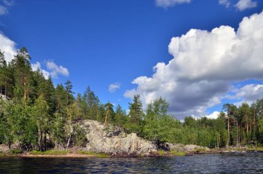 Nehir Chirko-Kem. Karelya, Rusya Federasyonu