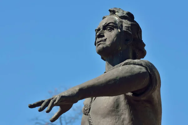 Kaliningrad, Russia - 20 aprile 2019: Monumento a Pietro il Grande, Imperatore della Russia — Foto Stock
