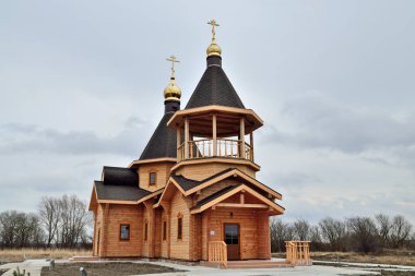 Kaliningrad, Rusya - 9 Mart 2019 Trimifuntsky 'li Aziz Spyridon onuruna kilise