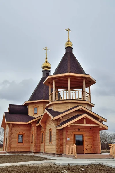 Kaliningrad, Rusko - 9. března 2019: Kostel na počest sv. Spyridona z Trimifunckého — Stock fotografie