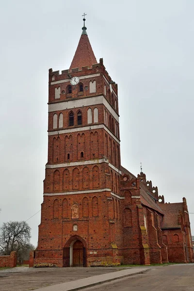 Iglesia San Jorge Victorioso Antigua Iglesia Friedland Fundada 1313 Pravdinsk — Foto de Stock