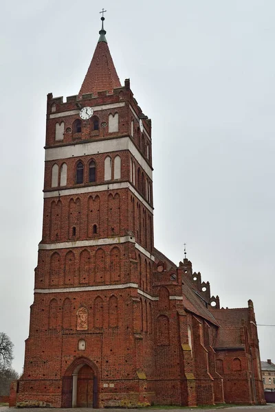 Church George Victorious Formerly Friedland Church Founded 1313 Pravdinsk Formerly — Stock Photo, Image