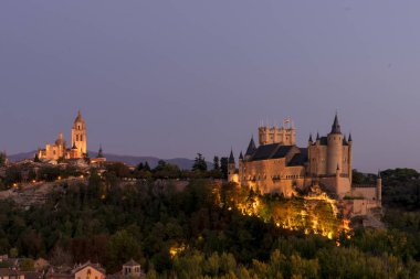Segovia şehri, İspanya.