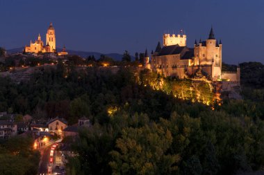 Segovia şehri, İspanya.