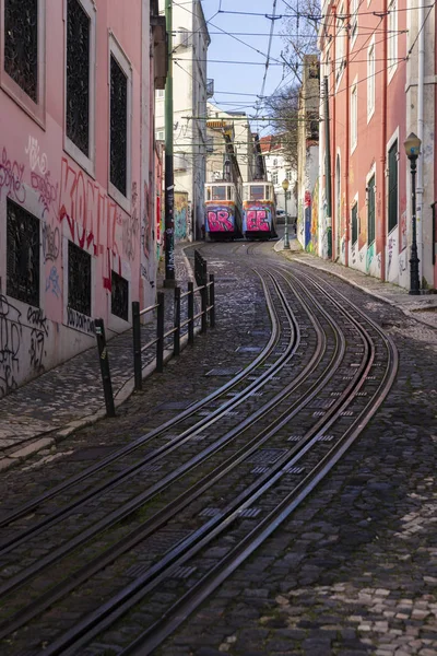 Lizbon tramvay. Portekiz.