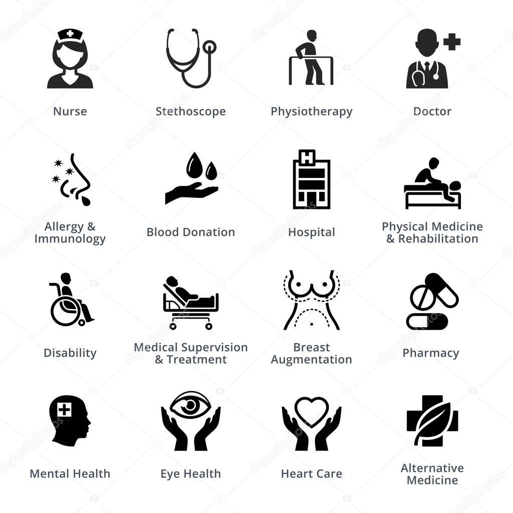  Medical Specialties Icons - Set 2