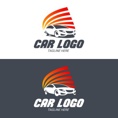 Araç Logosu Şablonu iş ve ürün isminiz için uygun.