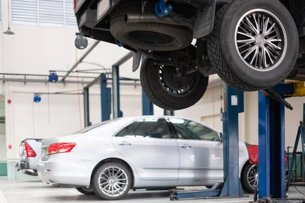 Car Lift Repair Car Repair Service Shop — Stock Photo, Image