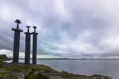 20 Temmuz 2015: Viking anıt Stavanger, Norveç