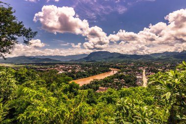20 Eylül 2014: Panorama Luang Prabang, Laos
