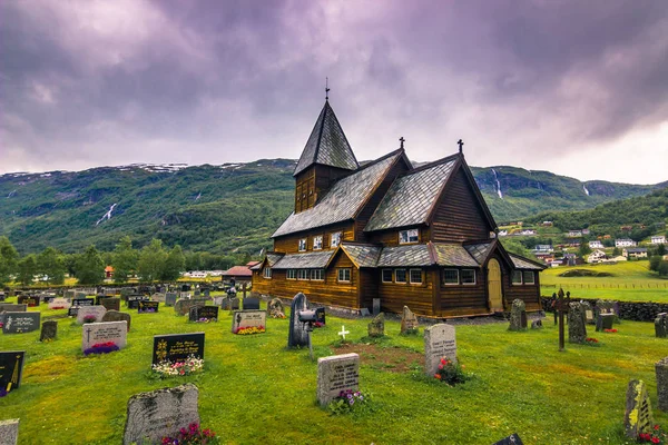 21 de julho de 2015: A Igreja Stave de Roldal, Noruega — Fotografia de Stock