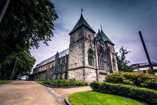 19. Juli 2015: die Kathedrale von Stavanger, Norwegen — Stockfoto