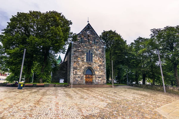 2015 年 7 月 19 日︰ 斯塔万格，挪威的大教堂 — 图库照片