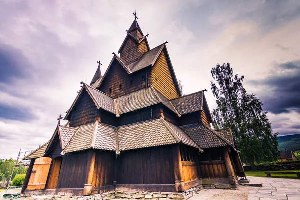 18 Temmuz 2015: Cephe Heddal çıta Kilisesi Telemark, Norveç