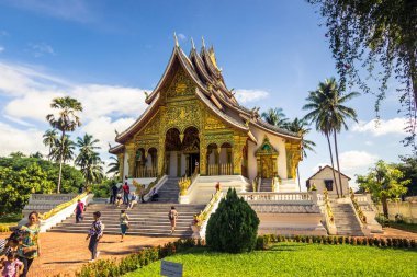 20 Eylül 2014: Haw Pha Bang tapınakta Luang Prabang, La