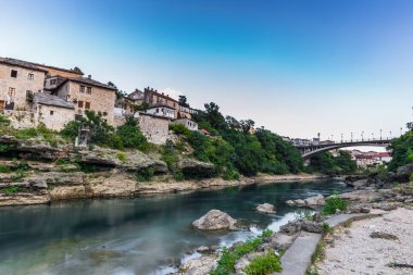 11 Temmuz 2016: Neretva Nehri Stari Most eski şehir yakınında