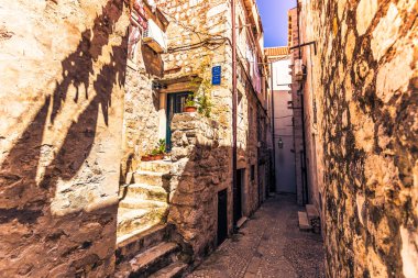 17 Temmuz 2016: Dobruca, Hırvatistan'ın eski şehir bir ev