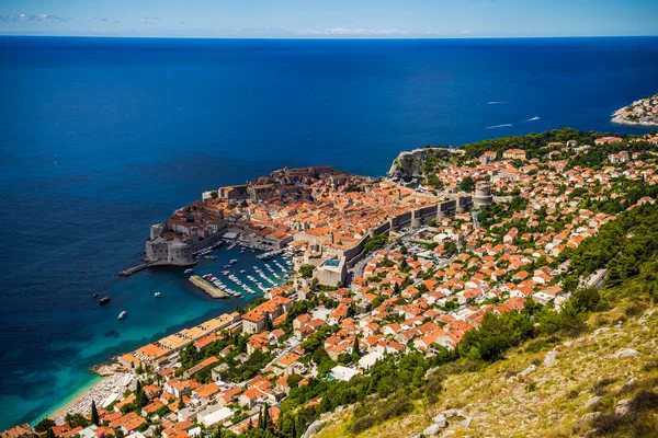 July 2016 Panorama Dubrovnik Adriatic Sea Croatia — Stock Photo, Image
