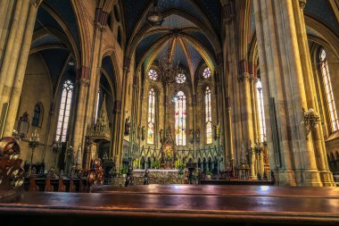 23 Temmuz 2016: katedral Zagreb, Hırvatistan'ın içinde