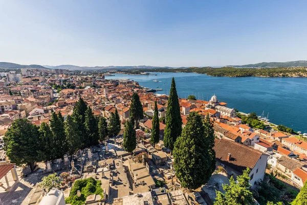 20 Temmuz 2016: Panorama Sibenik, Hırvatistan