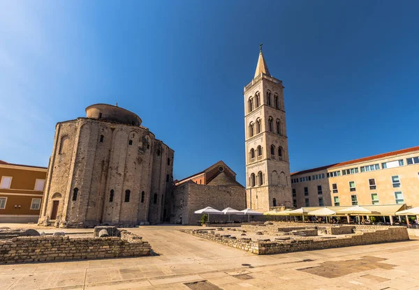 July 20, 2016:  Panorama of the cathedral of Zadar, Croatia — Stock Photo, Image