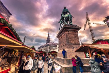 05 Aralık 2016: Noel pazarı Kopenhag Merkez