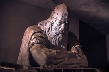 03 Aralık 2016: Yüz, Holger Danske içinde Kronborg Kalesi'ne, Danimarka
