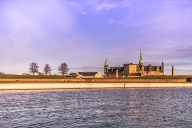 03 Aralık 2016: Arka plan görünümünü Kronborg Kalesi'ne Helsingor, Danimarka