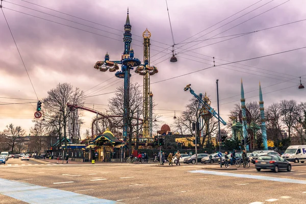 05. Dezember 2016: Sehenswürdigkeiten des Tivoli in Kopenhagen, Dänemark — Stockfoto