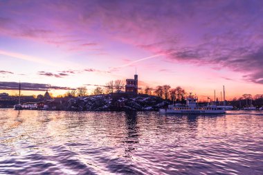 21 Ocak 2017: Twilight Djurgarden Adası o giderken