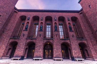 21 Ocak 2017: Insid Belediye Binası, Stockholm, İsveç