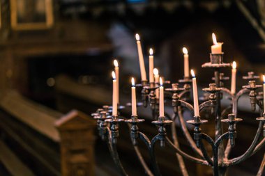 21 Ocak 2017: Stockholm Alman Kilisesi içinde dekorasyon ayrıntılarını