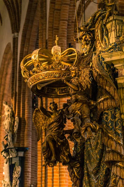 21 de enero de 2017: Detalle de la decoración de la Catedral de Estocolmo, Suecia — Foto de Stock