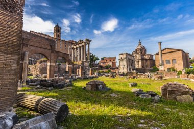28 Mayıs 2016: Eski Forum, Roma kalıntıları Panoraması