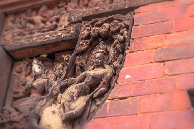 18 Ağustos 2014 - Ayrıntılar Hindu tapınağı Patan, Nepal