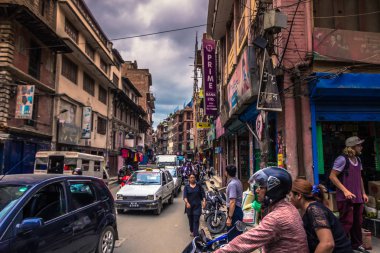 19 Ağustos 2014 - Katmandu, Nepal sokaklarında