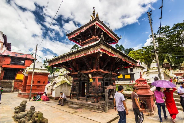 18 de agosto de 2014 - Templo hindu em Katmandu, Nepal — Fotografia de Stock