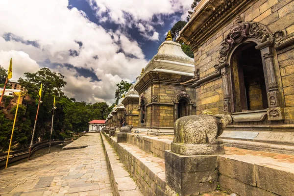2014 年 8 月 18 日-在尼泊尔加德满都帕斯帕提纳神庙 — 图库照片