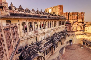 05 Kasım 2014: Jodhpur Mehrangarh kalede avlusu