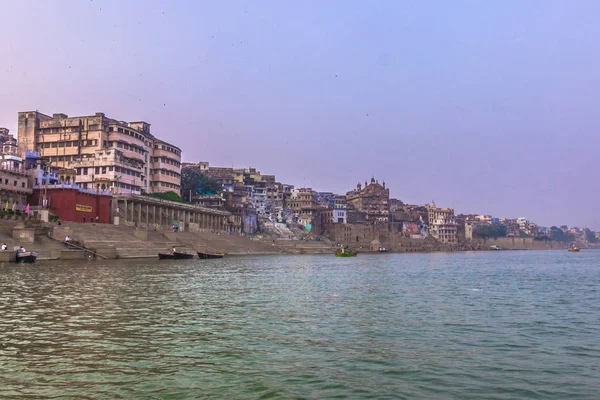 31 Ekim 2014: Varanasi, Türkiye sahillerinin Panoraması — Stok fotoğraf