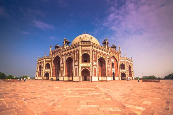 29 de octubre de 2014: Detalle de la Tumba Humayun en Nueva Delhi, India — Foto de Stock