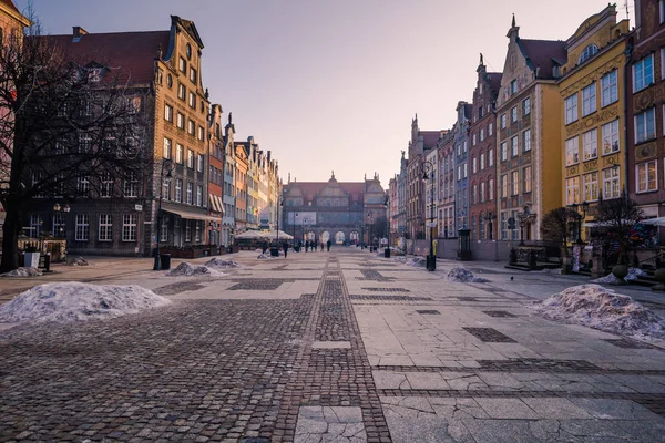 28 januari 2017: Long Market Square i Gdansk, Polen — Stockfoto