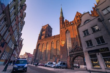 28 Ocak 2017: Saint Mary Katedrali, Gdansk, Polonya