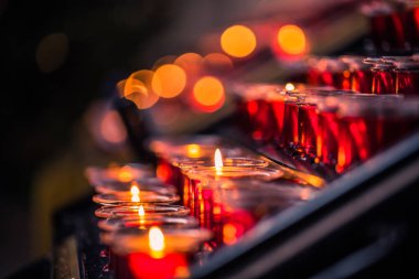 28 Ocak 2017: Gdans mum içinde Saint Mary's Katedrali