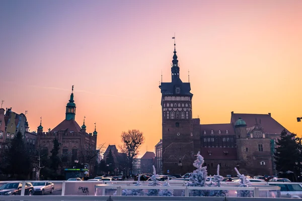 28 gennaio 2017: Città vecchia di Danzica, Polonia — Foto Stock