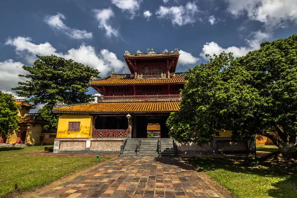 30 september 2014 - typisch huis in Hue, Vietnam — Stockfoto