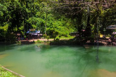 23 Eylül 2014: Blue Lagoon Vang Vieng, Laos
